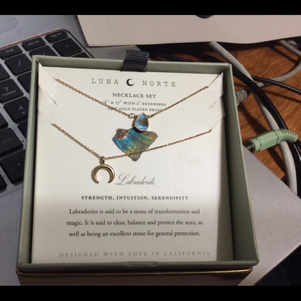 Luna Norte 2 piece Necklace Set - Picture 1 of 6